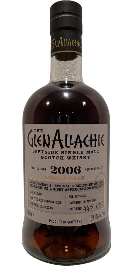 Glenallachie 2006 Single Cask 15 Year Old 2021 Release (Cask #4786) Single Malt Scotch Whisky | 700ML at CaskCartel.com