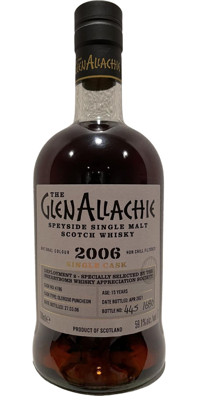 Glenallachie 2006 Single Cask 15 Year Old 2021 Release (Cask #4786) Single Malt Scotch Whisky | 700ML at CaskCartel.com