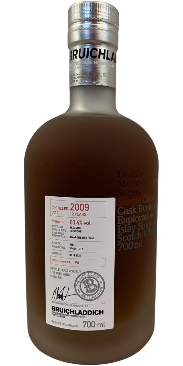 Bruichladdich Micro Provenance Amarone Single Cask #3357 2009 12 Year Old Whisky | 700ML at CaskCartel.com