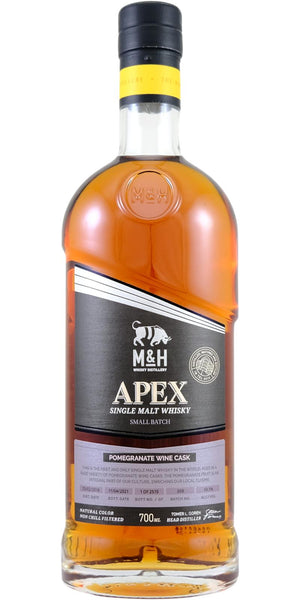 M&H 2018 - APEX Pomegranate Rose Wine Cask  2021 Release (Batch 008) Single Malt Whisky | 700ML at CaskCartel.com