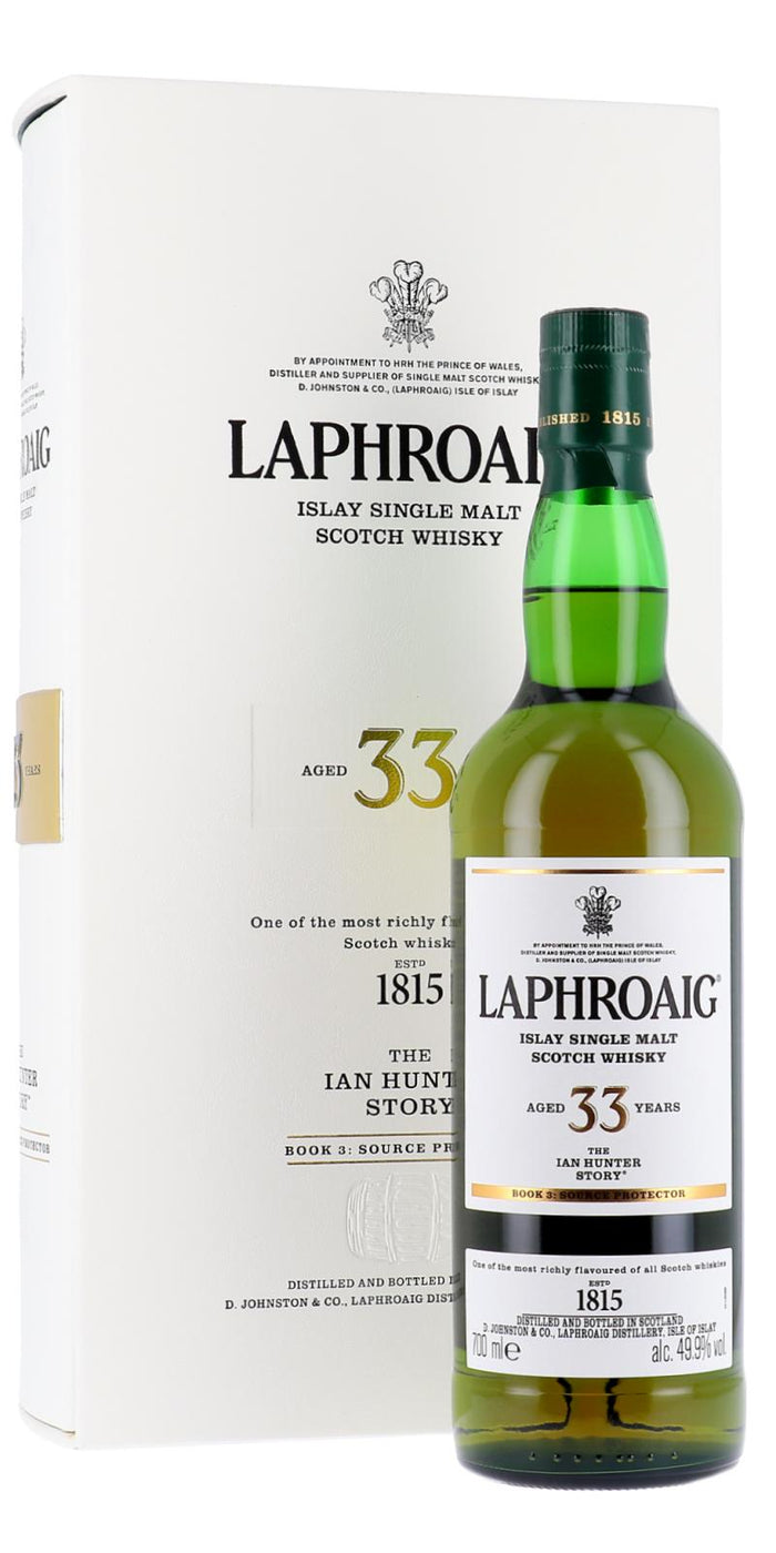 Laphroaig 33 Year Old The Ian Hunter Story, Book 3 Scotch Whisky | 700ML