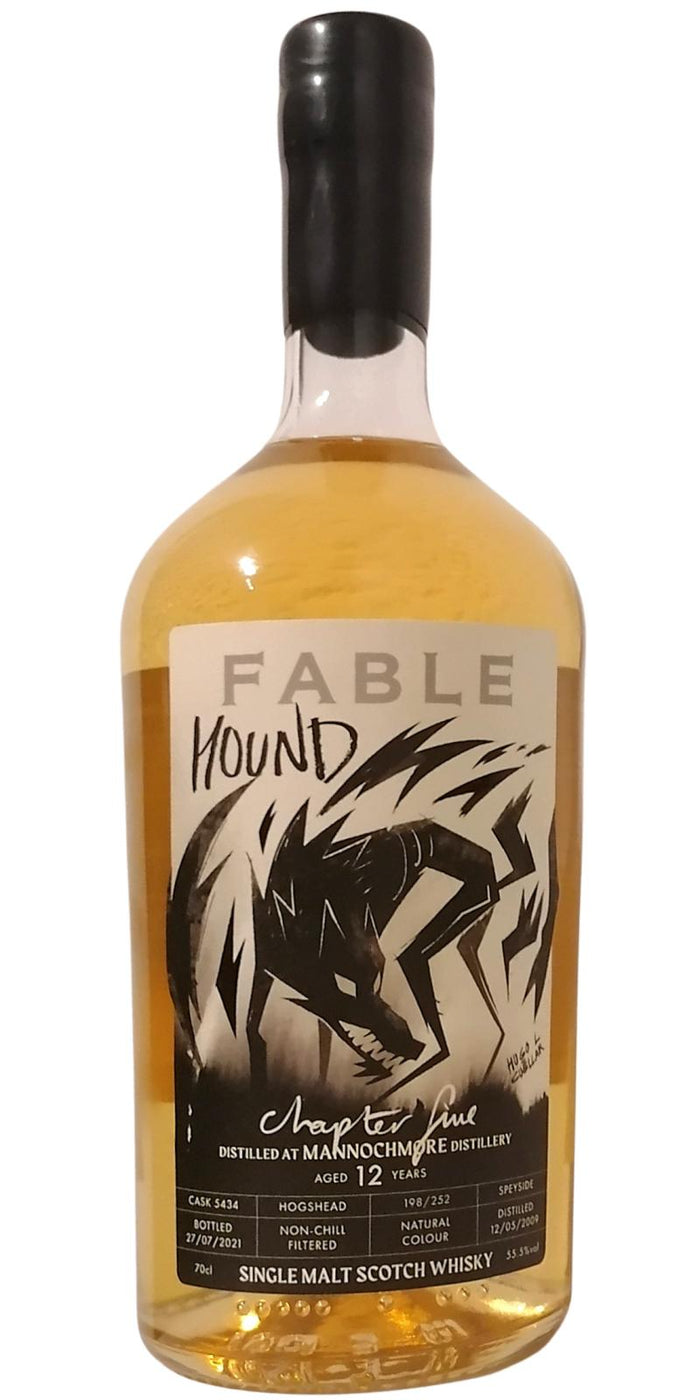 Mannochmore 2009 PSL Fable Whisky - 4th Release - Chapter Five 12 Year Old 2021 Release (Cask #5434) Single Malt Scotch Whisky | 700ML