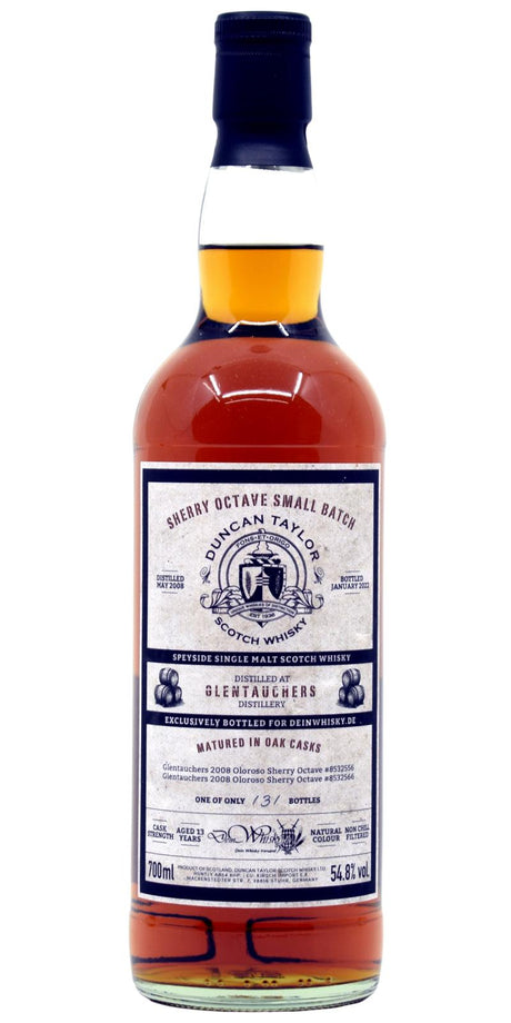 Glentauchers 2008 (Duncan Taylor) 13 Year Old Sherry Cask Octave Small Batch Scotch Whisky | 700ML at CaskCartel.com