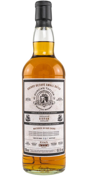 Girvan 2009 (Duncan Taylor) Sherry Octave Small Batch 12 Year Old Scotch Whisky | 700ML at CaskCartel.com