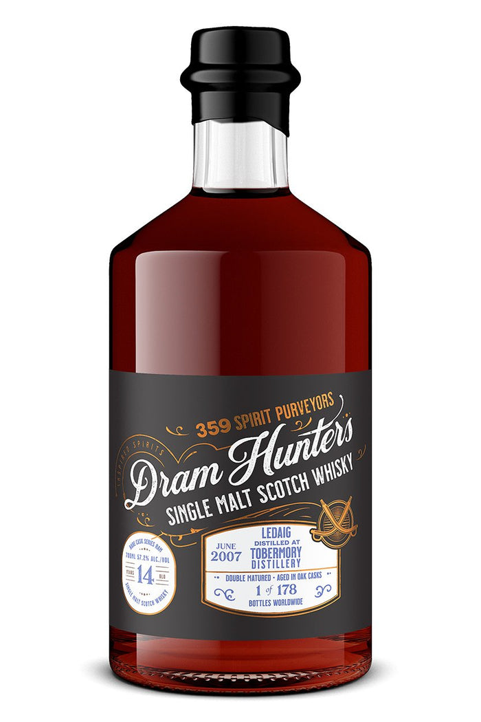 Dram Hunterss 359 Spirit Purveyors Ledaig Barrel Cask 14 Year Old Old Scotch Whisky | 700ML