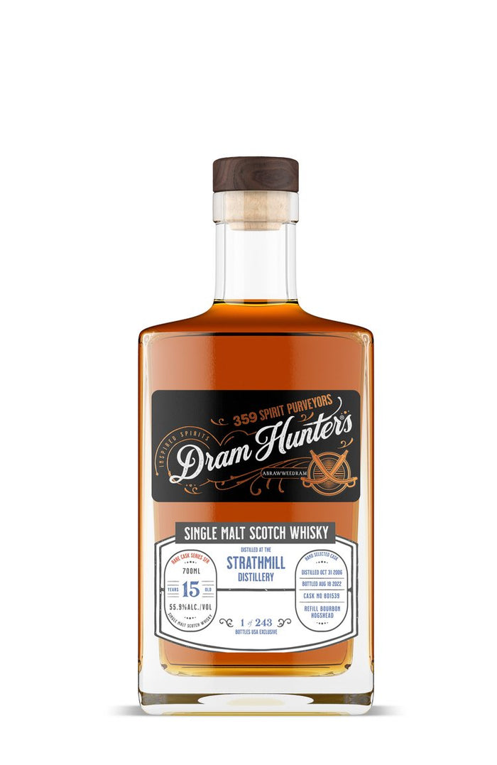 Strathmill Distillery 359 Spirit Purveyors Dram Hunters Rare Cask Series 15 Year Old Scotch Whisky | 700ML