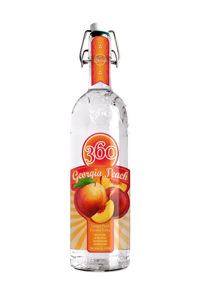360 Georgia Peach Vodka - CaskCartel.com