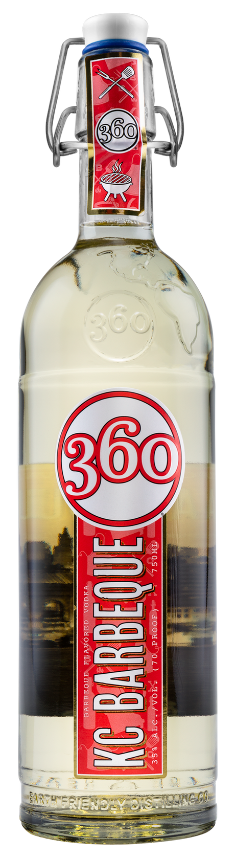 360 KC Barbeque Vodka at CaskCartel.com