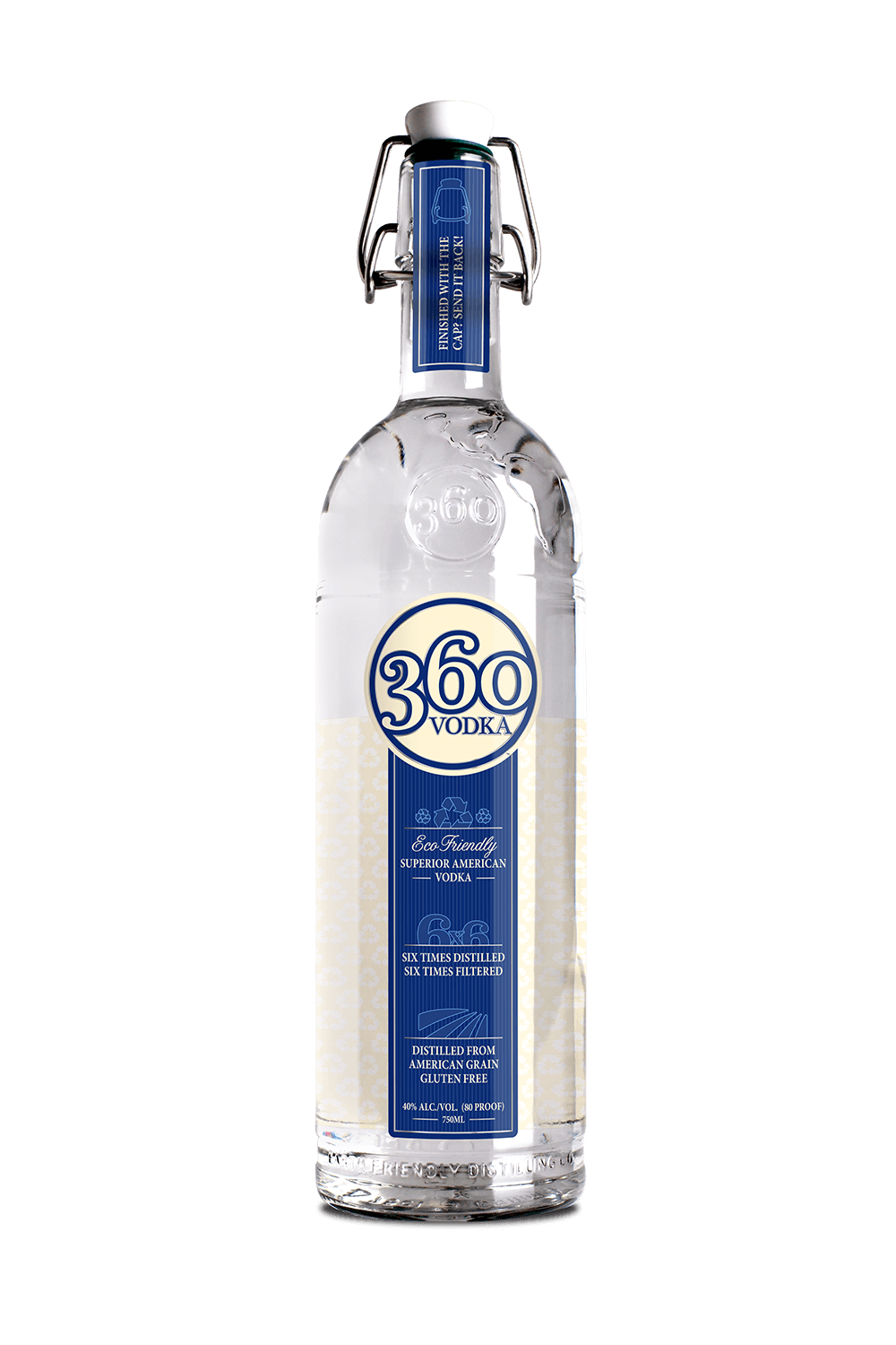 360 Vodka - Eco Friendly Superior American Vodka - CaskCartel.com