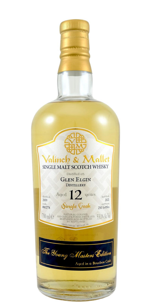 Glen Elgin 2009 V&M The Young Masters Edition 12 Year Old (2021) Release (Cask #802774) Scotch Whisky | 700ML at CaskCartel.com