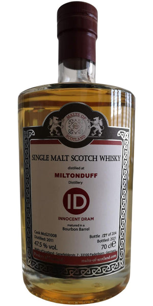 Miltonduff 2011 MoS Innocent Dram 2021 Release (Cask #MoS 21008) Single Malt Scotch Whisky | 700ML at CaskCartel.com
