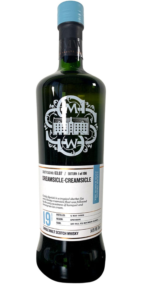 Glentauchers 2002 SMWS 63.87 Dreamsicle-creamsicle 19 Year Old 2021 Release (Cask #63.87) Single Malt Scotch Whisky | 700ML at CaskCartel.com