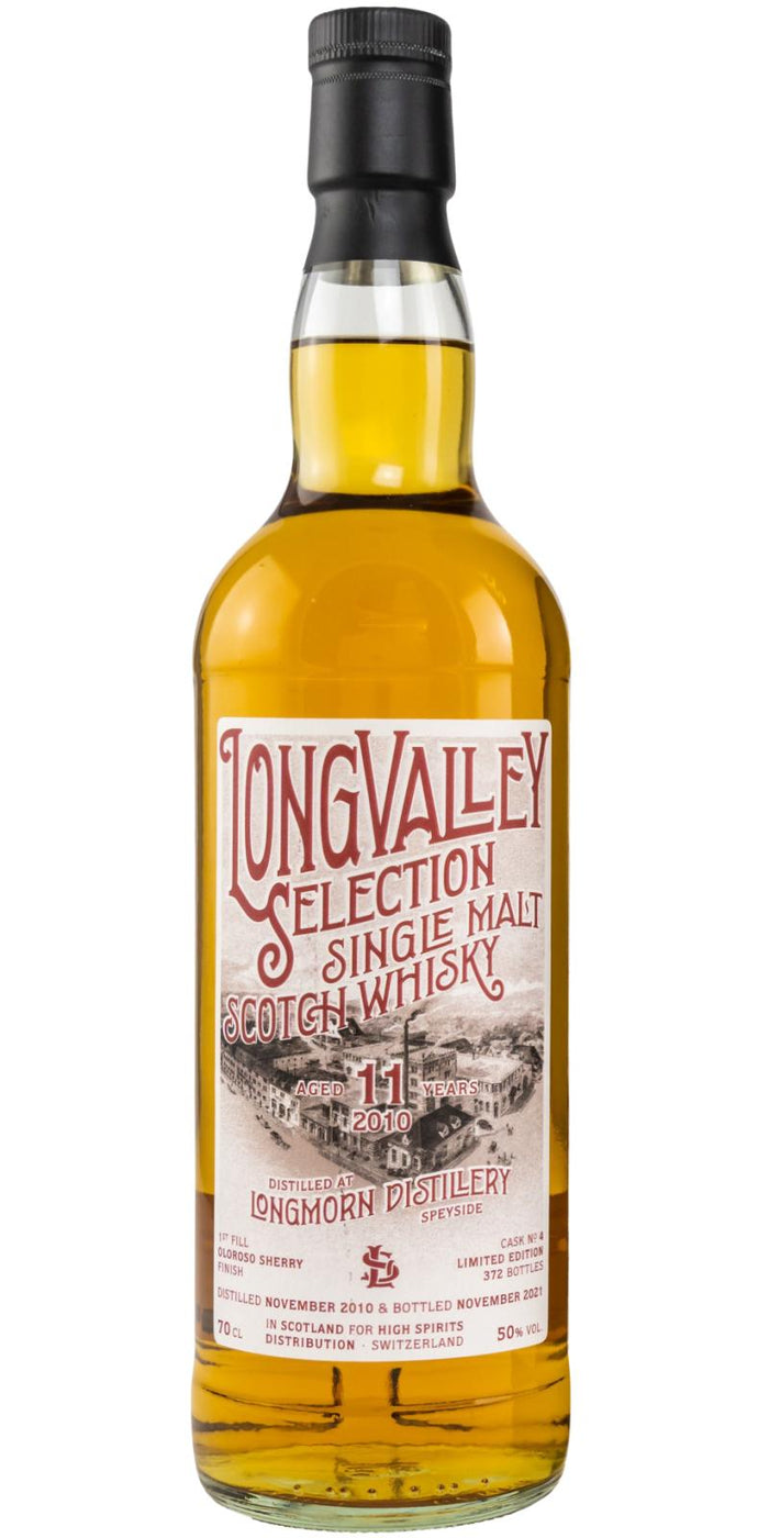 Longmorn 2010 HSD Longvalley Selection 11 Year Old (2021) Release (Cask #4) Scotch Whisky | 700ML