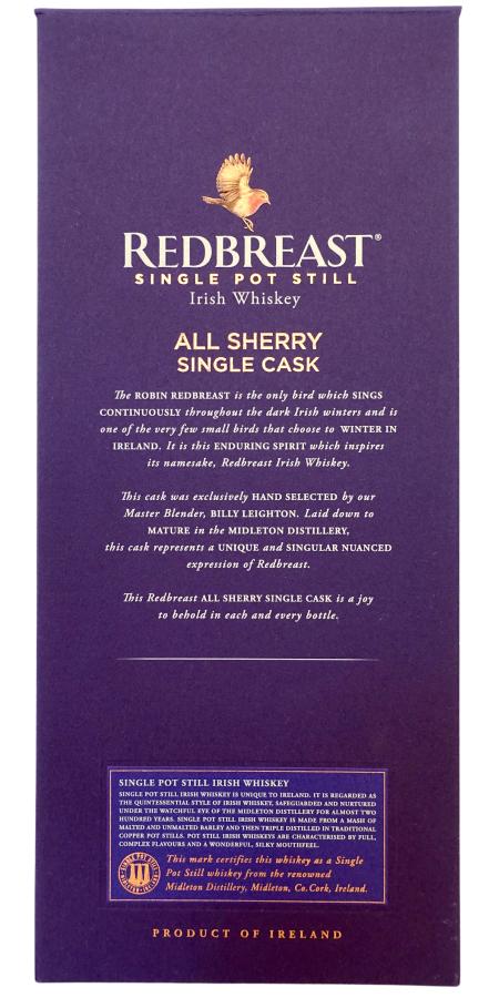 Redbreast 2002 Single Cask (Cask #34970) 16 Year Old 2019 Release Single Pot Still Whiskey | 700ML at CaskCartel.com 2