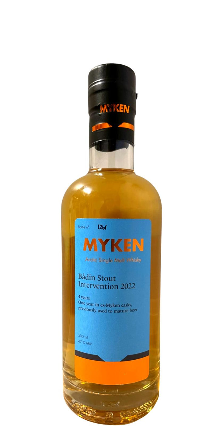 Myken Badin Stout Intervention 2022 Arctic Single Malt Whisky | 500ML