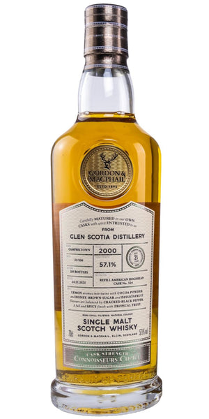 Glen Scotia 21 Year Old (D.2000, B.2021) Connoisseurs Choice Scotch Whisky | 700ML at CaskCartel.com