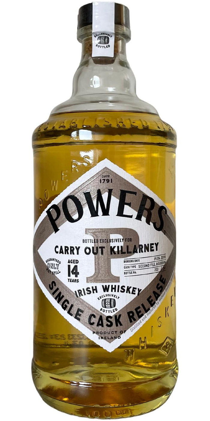 Powers 14 Year Old Carry Out Killarney Single Cask Irish Whiskey | 700ML