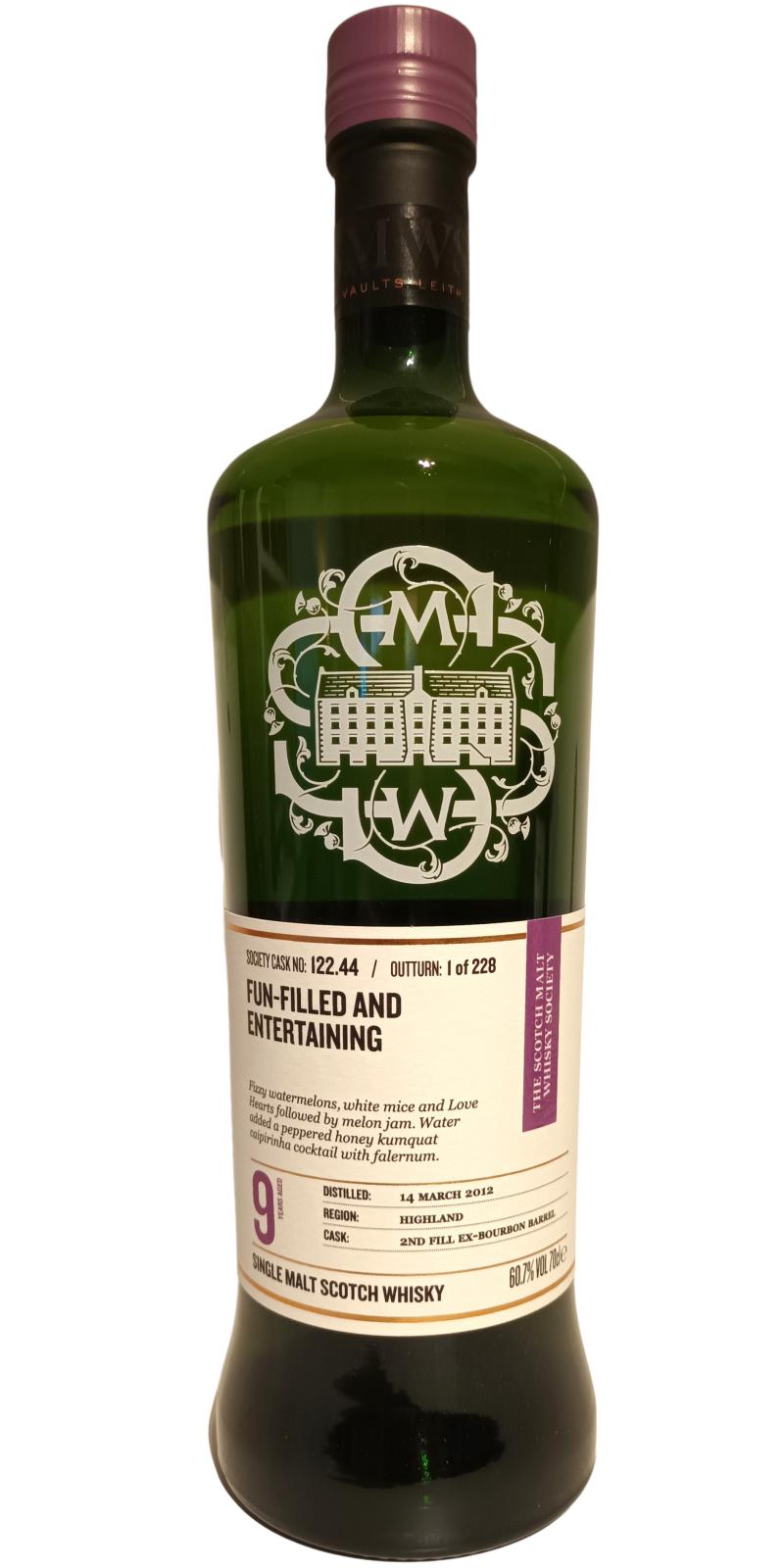 Croftengea 2012 SMWS 122.44 Fun-filled and entertaining 9 Year Old 2021 Release (Cask #122.44) Single Malt Scotch Whisky | 700ML at CaskCartel.com