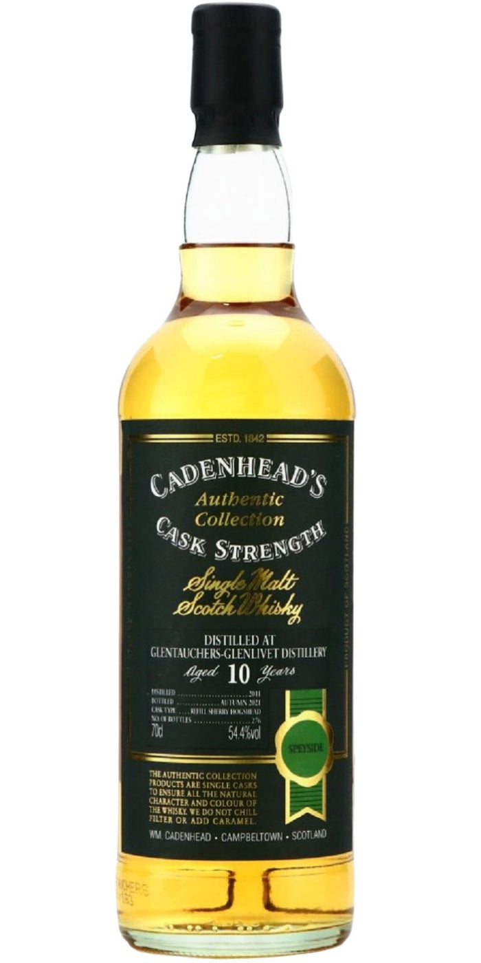 Glentauchers 2011 CA Authentic Collection 10 Year Old 2021 Release Single Malt Scotch Whisky | 700ML