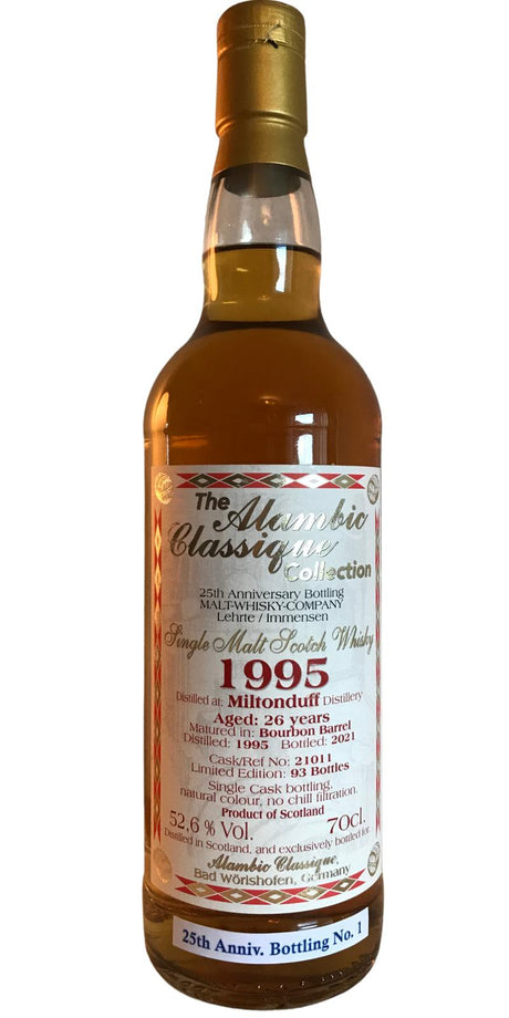 Miltonduff 1995 AC Alambic Classique Collection 26 Year Old 2021 Release (Cask #21011) Single Malt Scotch Whisky | 700ML at CaskCartel.com