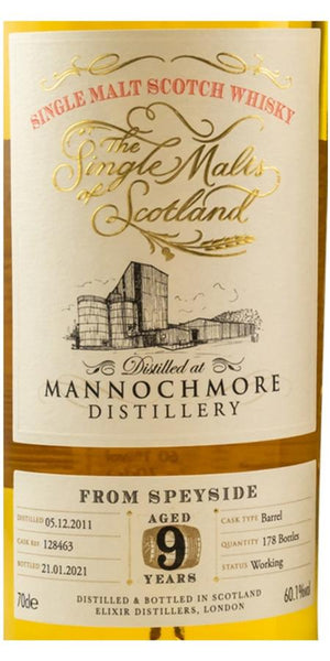 Mannochmore 2011 ElD The Single Malts of Scotland 9 Year Old 2021 Release (Cask #128463) Single Malt Scotch Whisky | 700ML at CaskCartel.com
