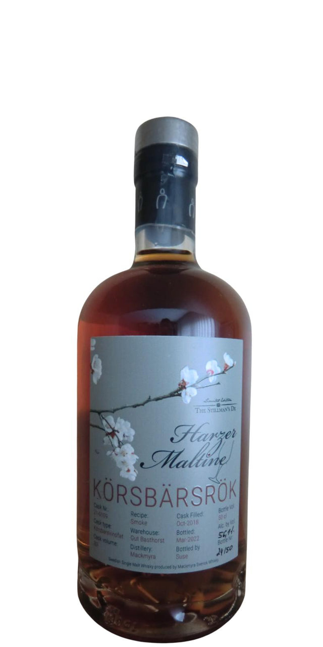 Mackmyra Körsbärsrök Harzer Maltine Cherry Wine Cask Whisky | 500ML at CaskCartel.com