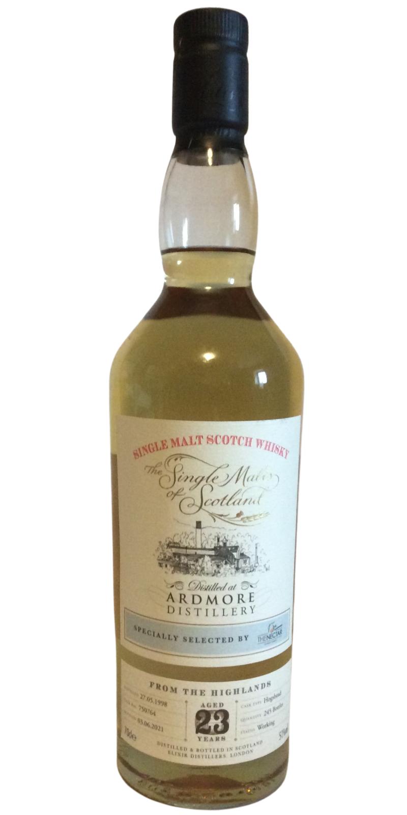 Ardmore 23 Year Old (D.1998 B.2021)The Single Malts of Scotland Scotch Whisky | 700ML at CaskCartel.com