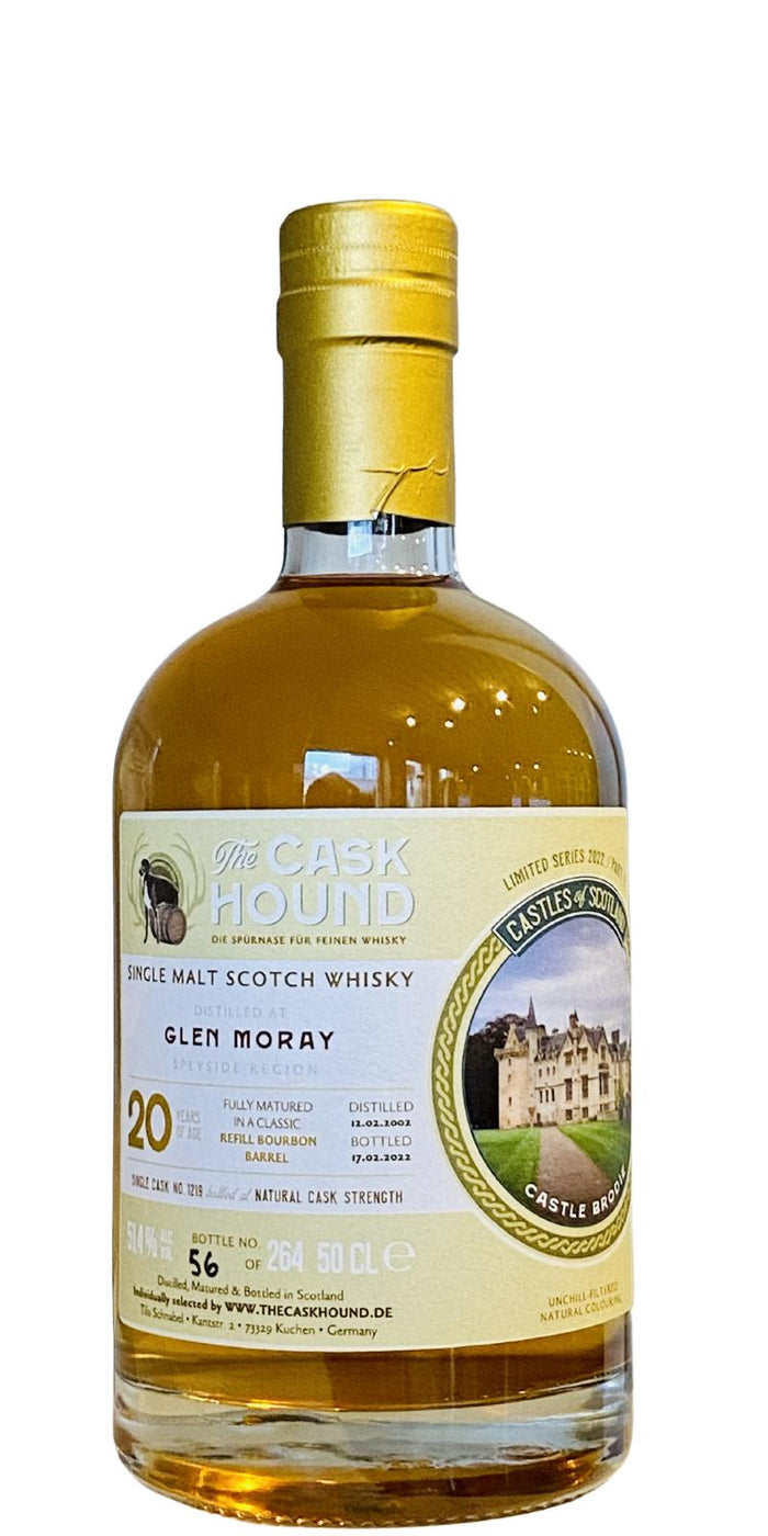 Glen Moray 2002 (The Cask Hound) Limited Series 2022 (20 Year Old) Scotch Whisky | 500ML