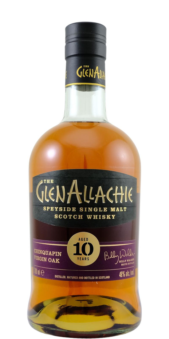 Glenallachie 10 Year Old Virgin Oak Series Chinquapin Oak Scotch Whisky | 700ML