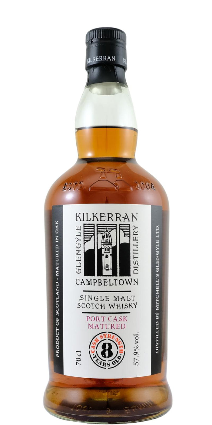 Kilkerran Cask Strength 100% Port Maturation 8 Year Old (2022) Whisky | 700ML