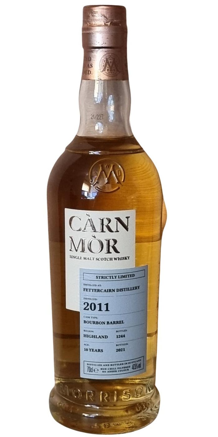 Fettercairn 2011 MSWD Càrn Mòr Strictly Limited 10 Year Old 2021 Release Single Malt Scotch Whisky | 700ML