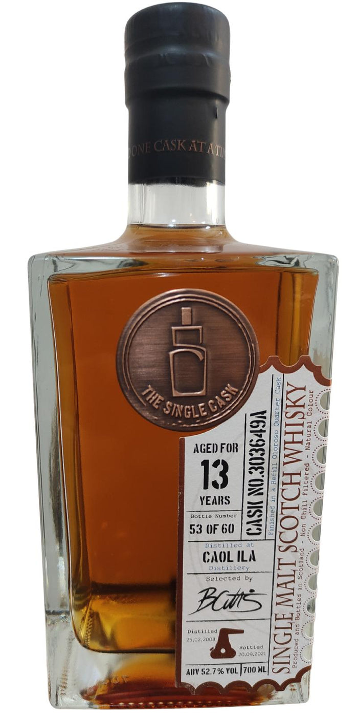 Caol Ila 13 Year Old (D.2008, B. 2021) Oloroso Quarter Cask Finish, The Single Cask Scotch Whisky | 700ML