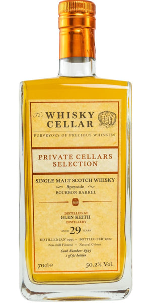 Glen Keith 1993 (The Whisky Cellar) Private Cellars Selection 29 Year Old Scotch Whisky | 700ML at CaskCartel.com