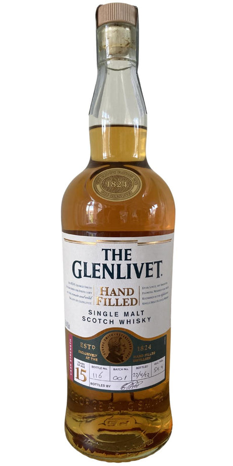 Glenlivet 15 Year Old Hand Filled 15 Year Old Scotch Whisky | 700ML at CaskCartel.com