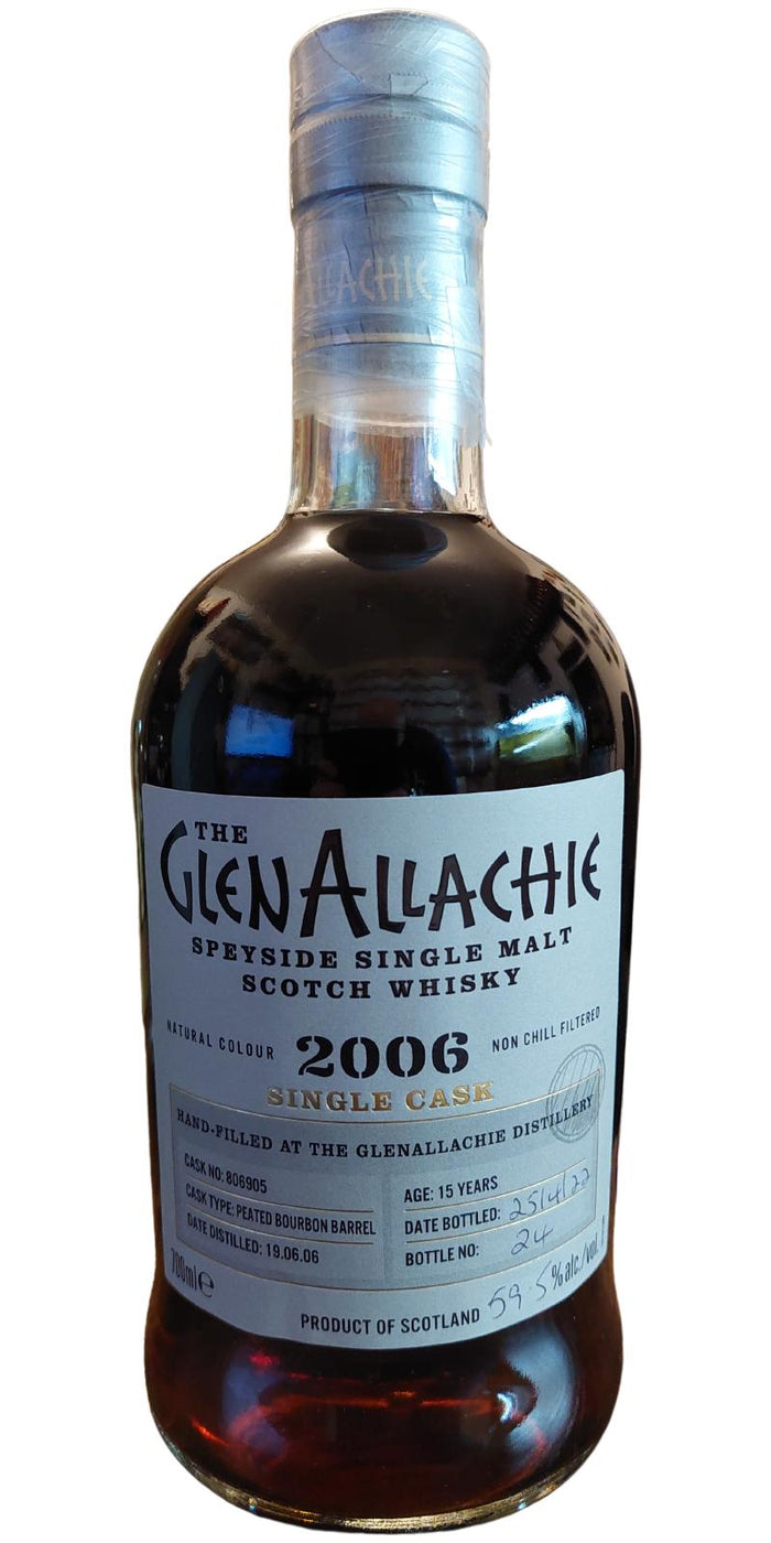 Glenallachie 2006 Handfilled Single Cask 15 Year Old Scotch Whisky | 700ML