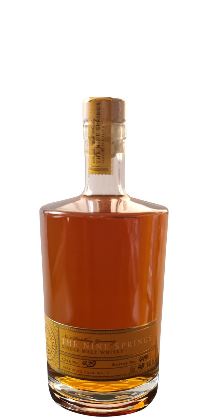 The Nine Springs 8 Year Old Single Cask Selection Single Malt Whisky | 500ML