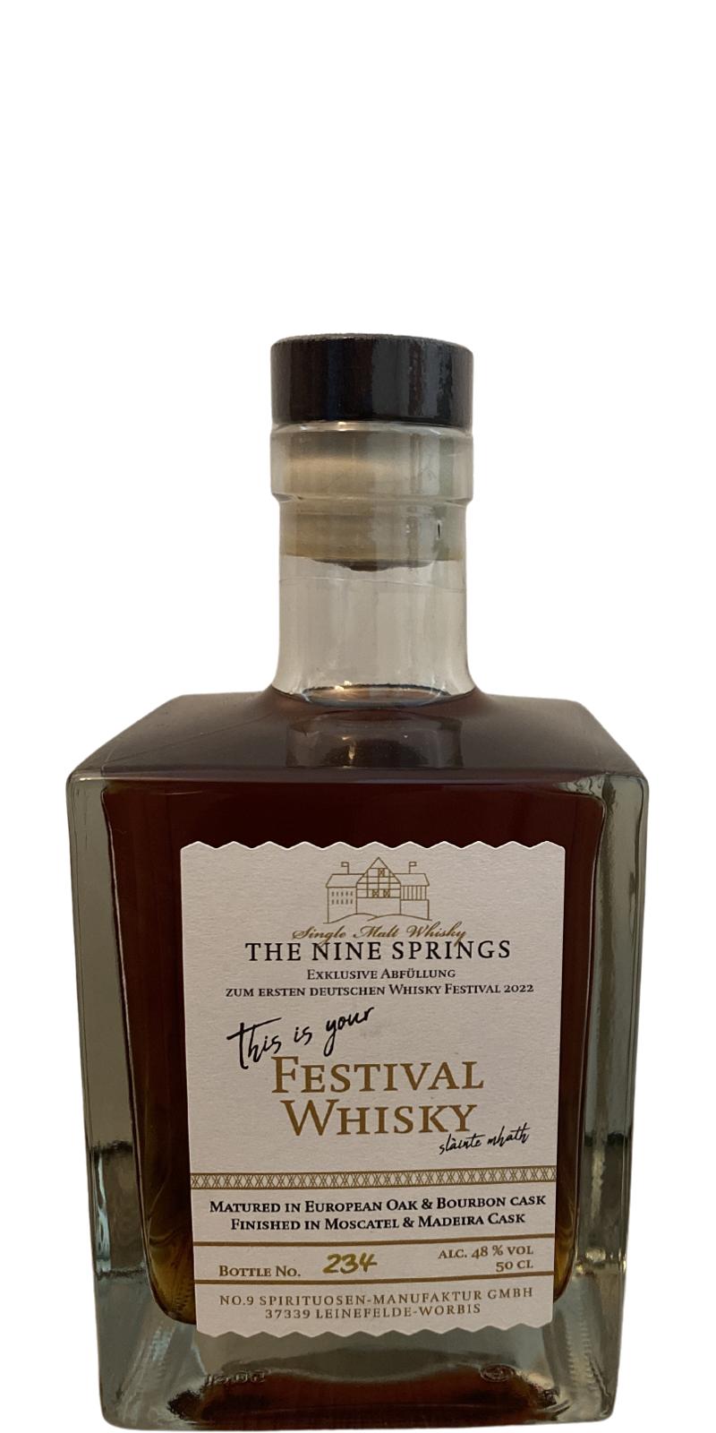 The Nine Springs Festival 2022 Single Malt Whisky | 500ML at CaskCartel.com