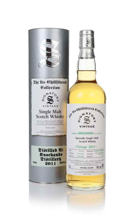 Knockando 10 Year Old 2011 (casks 306236 & 306238 & 306243 & 306245 & 306246) - Un-Chillfiltered Collection (Signatory) | 700ML at CaskCartel.com