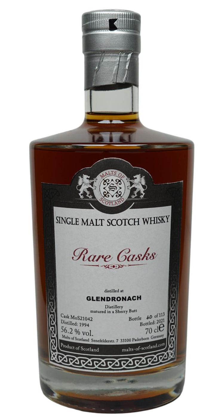 Glendronach 1994 MoS Rare Casks Range (2021) Release (Cask #MoS 21042) Scotch Whisky | 700ML