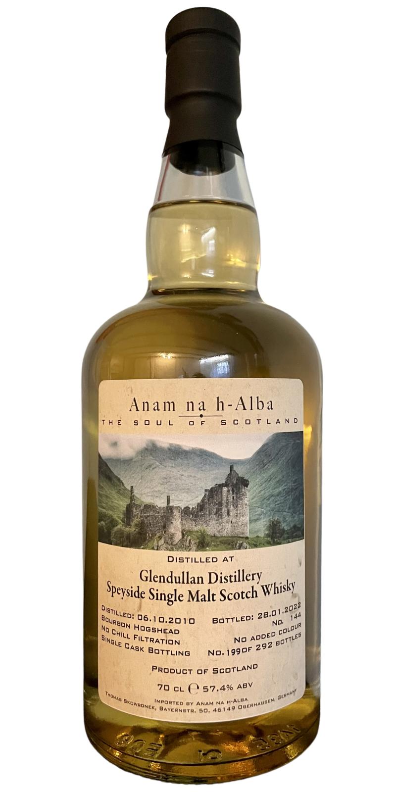 Glendullan 2010 (Anam na h-Alba) 11 Year Old Single Malt Scotch Whisky | 700ML at CaskCartel.com