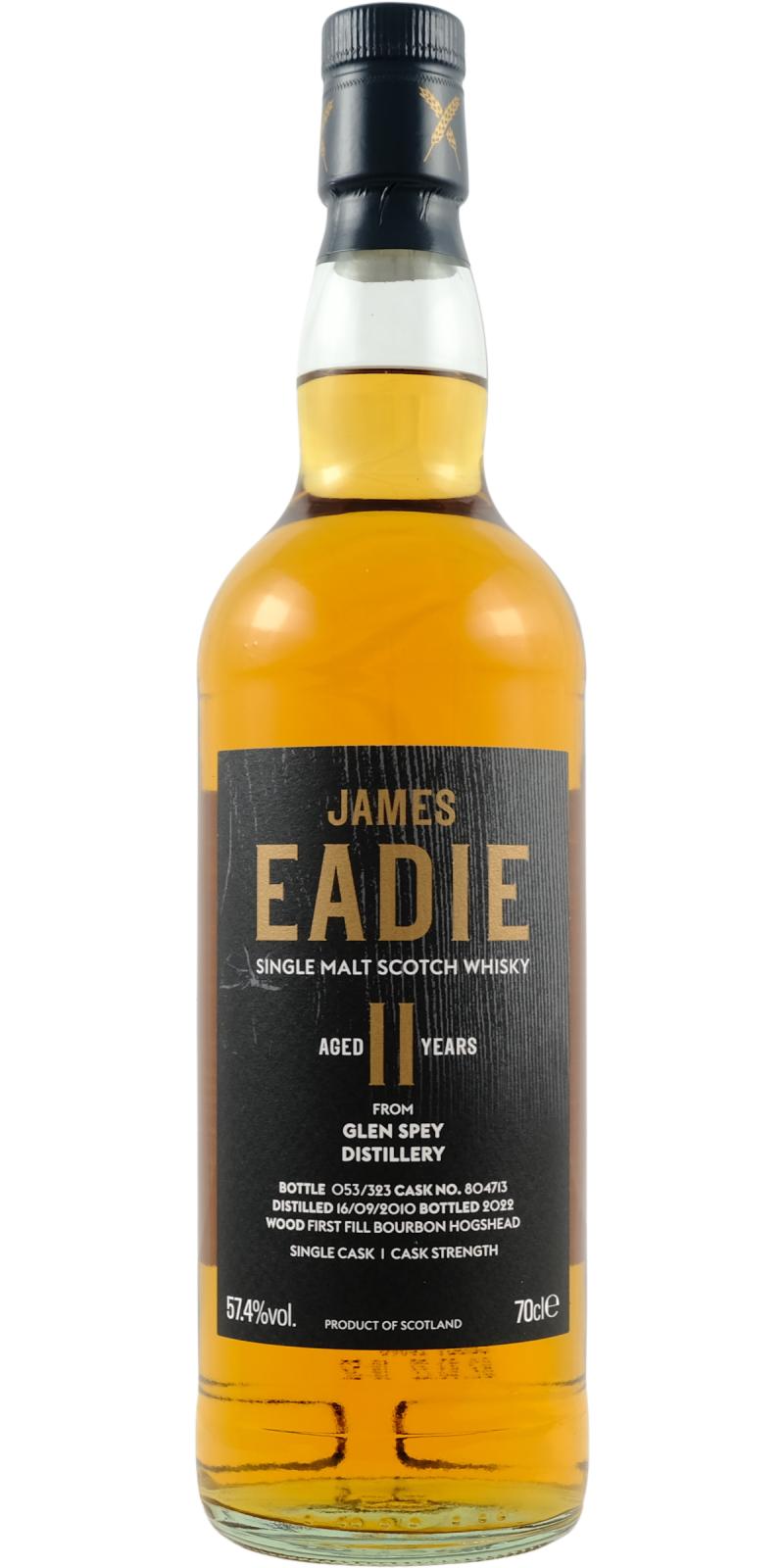 Glen Spey 2010 (James Eadie) 11 Year Old Scotch Whisky | 700ML at CaskCartel.com