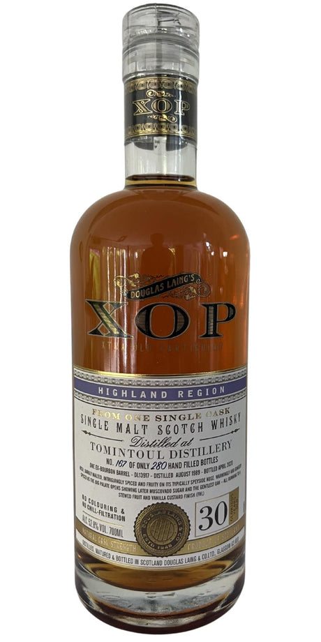 Tomintoul 30 Year Old (D.1989, B.2020) Douglas Laing’s XOP Scotch Whisky | 700ML at CaskCartel.com