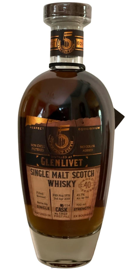 Glenlivet 1978 TPF (Cask #13523) 40 Year Old 2019 Release Single Malt Scotch Whisky | 700ML at CaskCartel.com