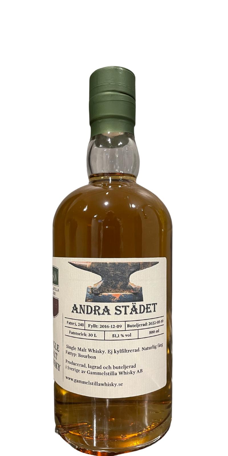 Gammelstilla 2016 Private Cask - Andra Stadet 5 Year Old Whisky | 500ML at CaskCartel.com