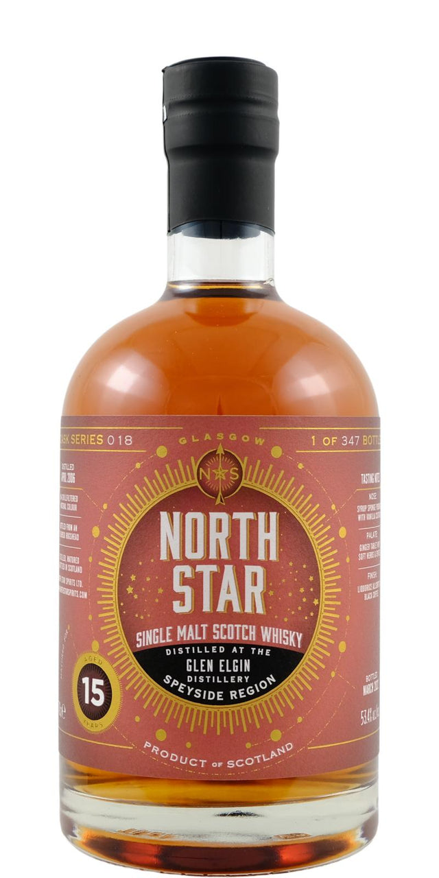 Glen Elgin 2006 (North Star Spirits) 15 Year Old Cask Series 018 Scotch Whisky | 700ML at CaskCartel.com