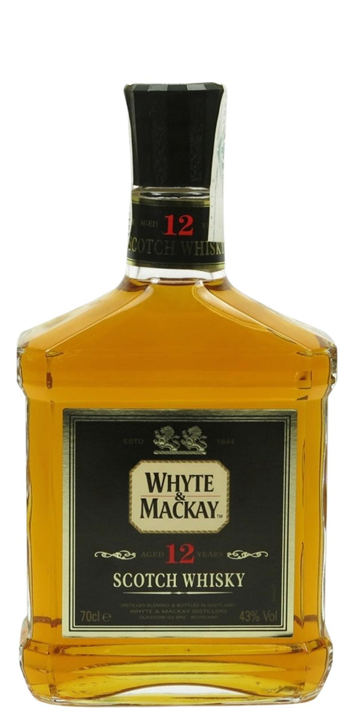 Whyte & Mackay 12 Year Old (Bottled 1980s) Scotch Whisky