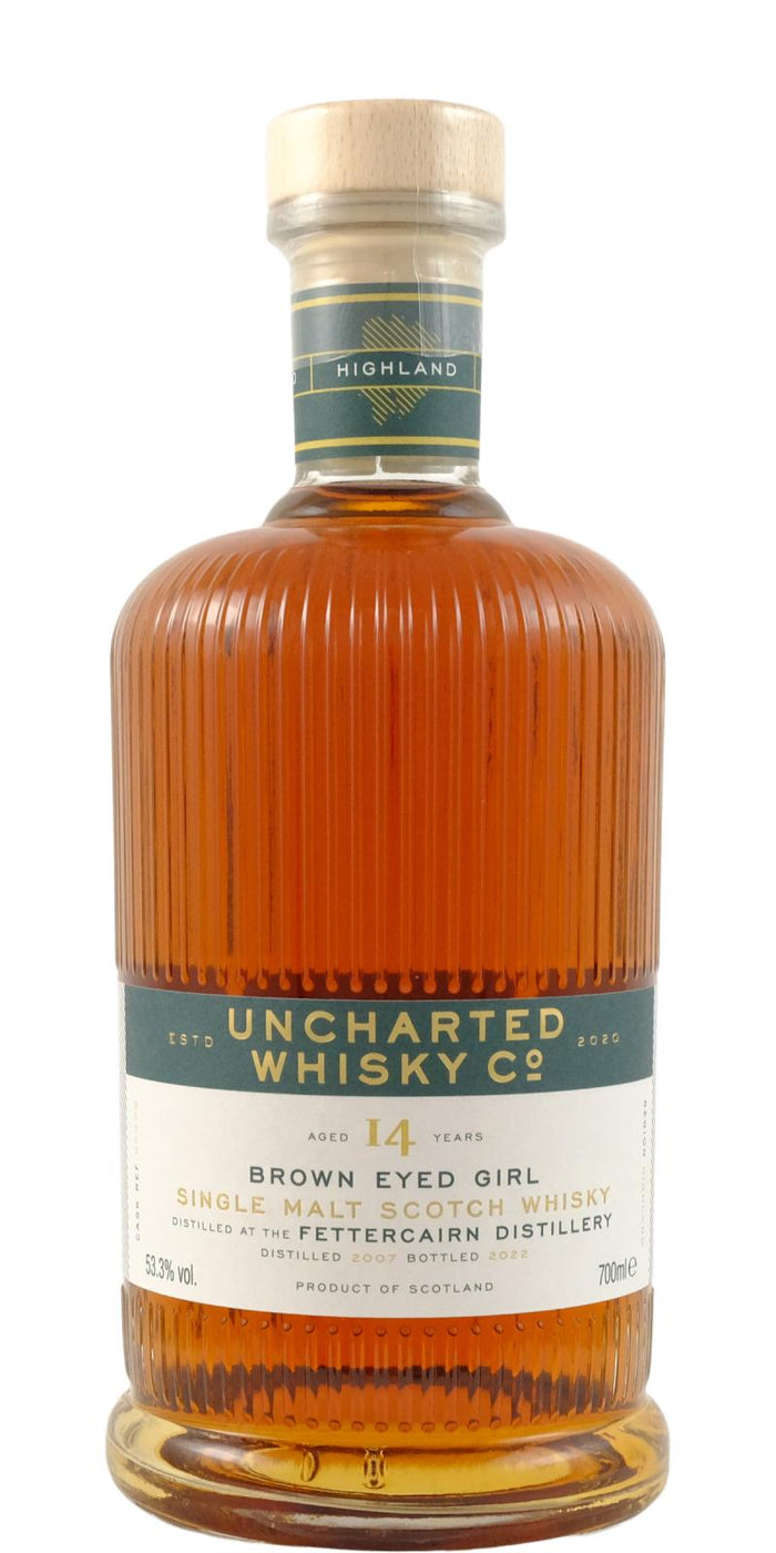 Fettercairn 2007 (Uncharted Whisky Co.) 14 Year Old Brown Eyed Girl Scotch Whisky | 700ML