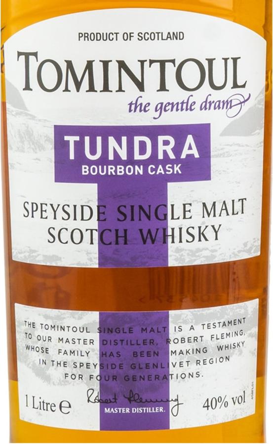 Tomintoul Tundra Bourbon Cask Scotch Whisky | 1L at CaskCartel.com