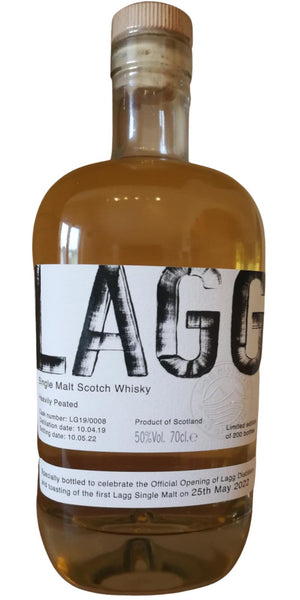 Lagg 2019 Heavily Peated 3 Year Old Single Malt Scotch Whisky | 700ML at CaskCartel.com