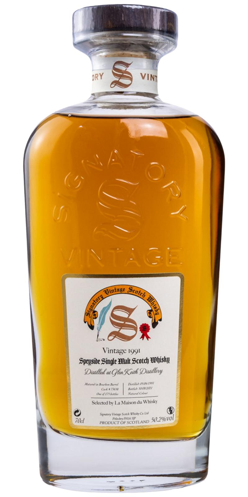 Glen Keith (D.1991, B.2021) Signatory Vintage Scotch Whisky | 700ML at CaskCartel.com